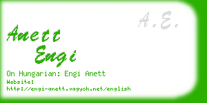 anett engi business card